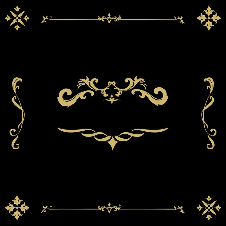 Vettore gratuito vettore d'annata del telaio dell'ornamento fiorito