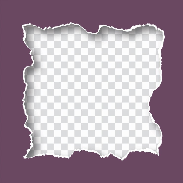 Vettore gratuito vettore del fondo di progettazione del telaio di stile di carta strappata