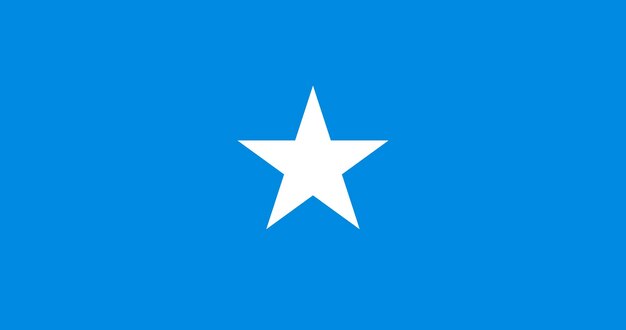 Vettore del modello di bandiera somala