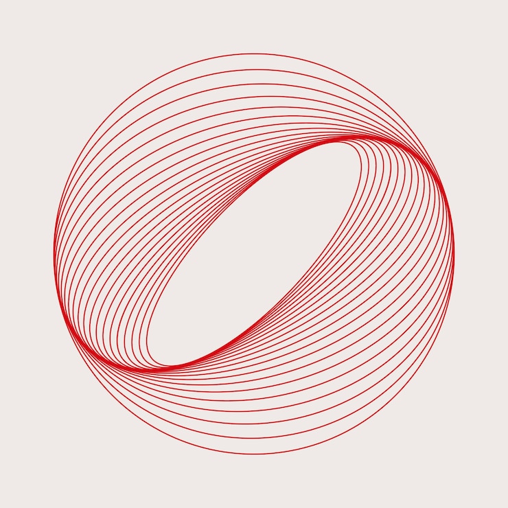 Vettore gratuito vettore di elemento geometrico circolare astratto
