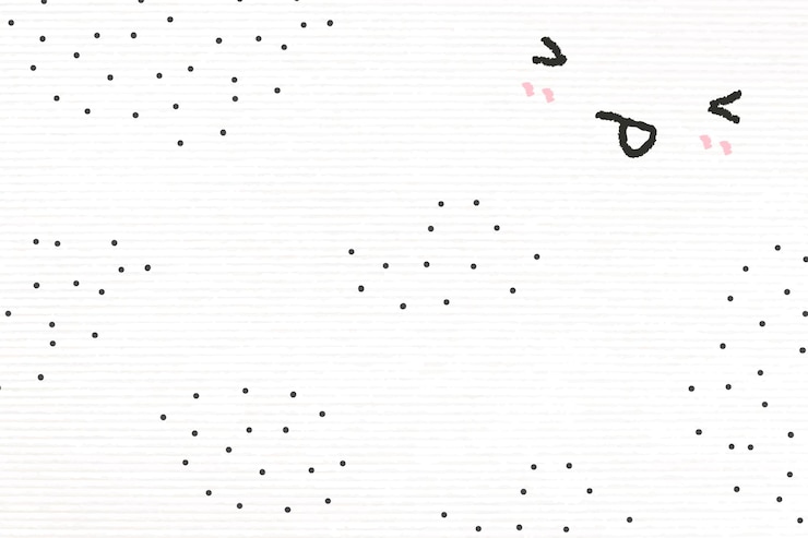 Vettore gratuito vettore di sfondo carino emoticon con la lingua fuori in stile scarabocchio