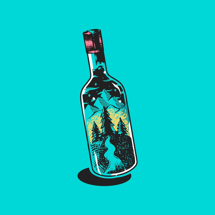 Vettore gratuito vettore grafico dell'illustrazione di concetto di wanderlust e di avventura