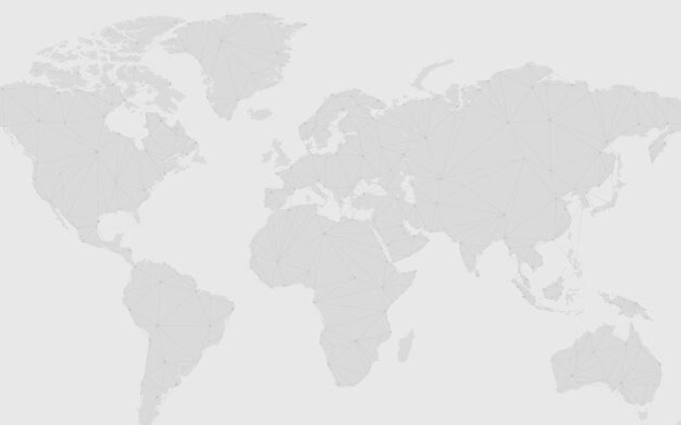 Vettore grigio dell&#39;illustrazione del fondo del collegamento in tutto il mondo