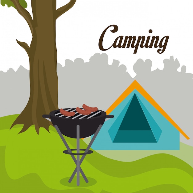 Viaggi e vacanze in campeggio.