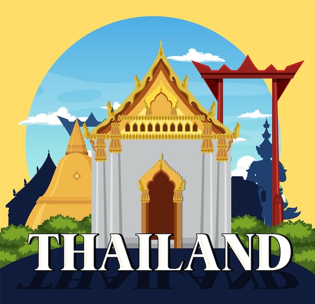 Viaggio Thailandia attrazione e icona del paesaggio