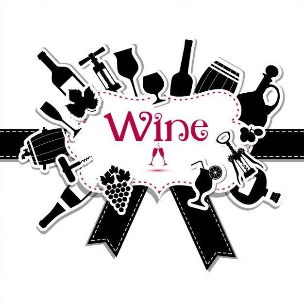 Vettore gratuito vino carta menù fisso del vino per la vostra progetta