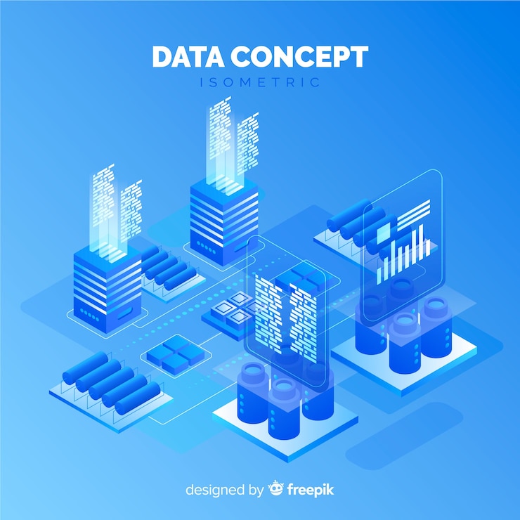 Vettore gratuito visualizzazione dati
