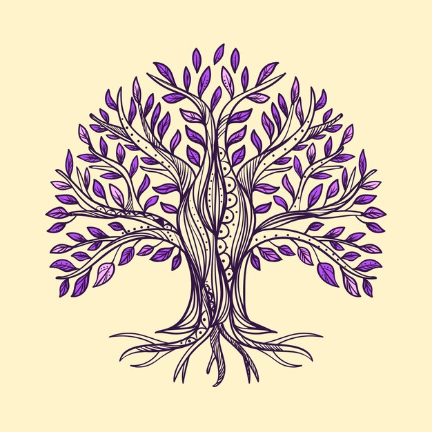 Vita dell'albero disegnato