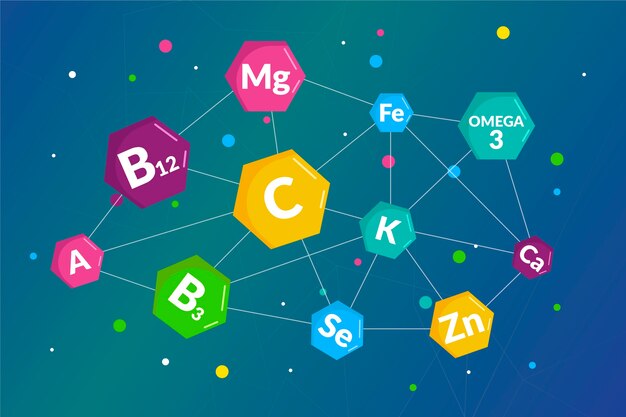 Vitamina essenziale e fondo complesso minerale