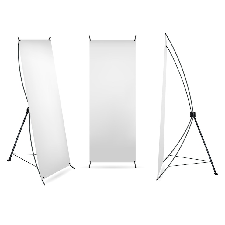 Vettore gratuito x stand banner illustrazione