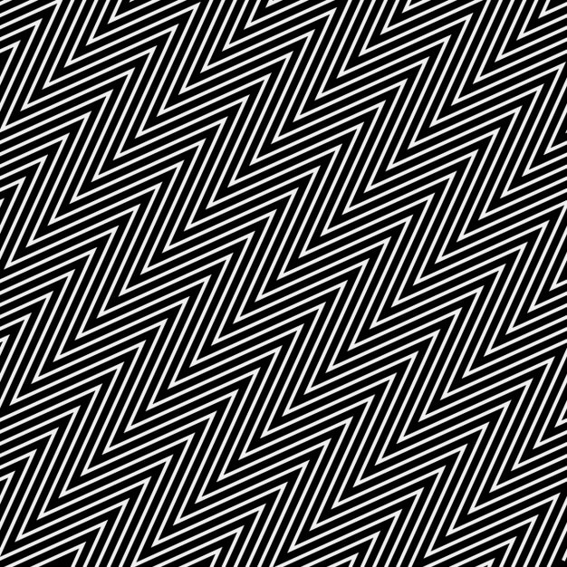 Vettore gratuito zig zag con op stile art