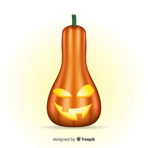 Zucca di halloween raccapricciante