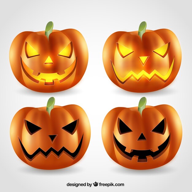 Zucca di Halloween set