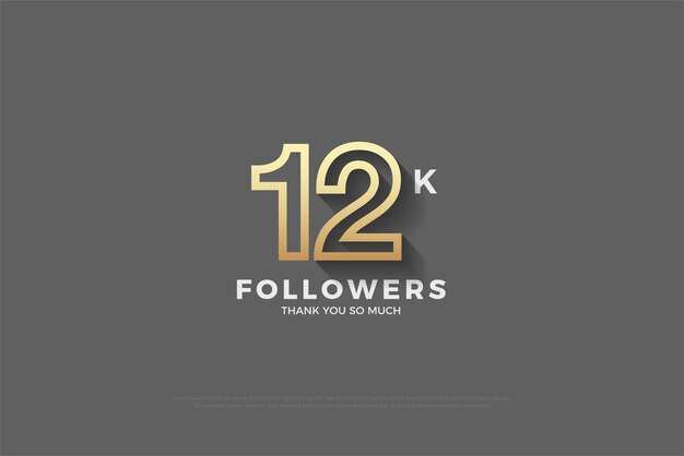 12k follower con bordi marroni