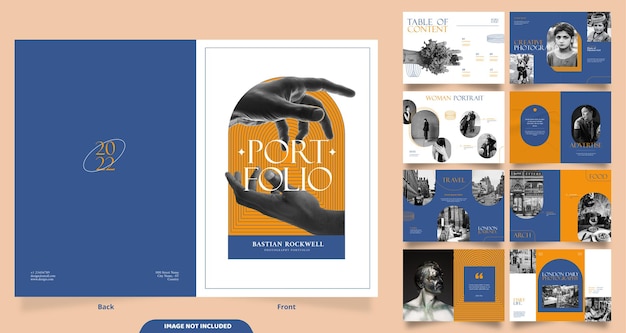 16 pagine di portfolio fotografico minimalista