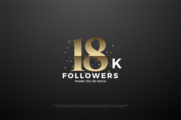 18k follower con colori numerici non convergenti