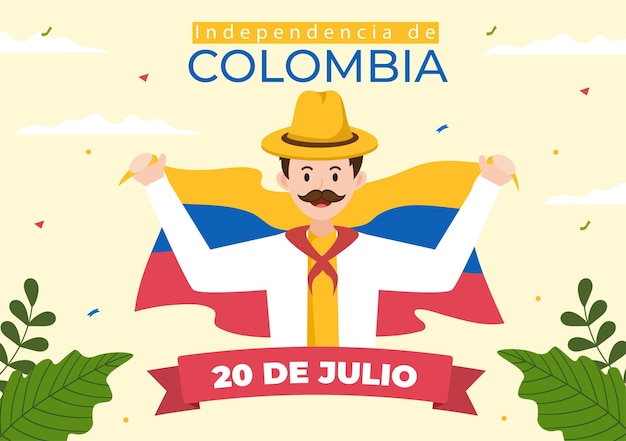 20 Illustrazione del fumetto di De Julio independencia De Colombia