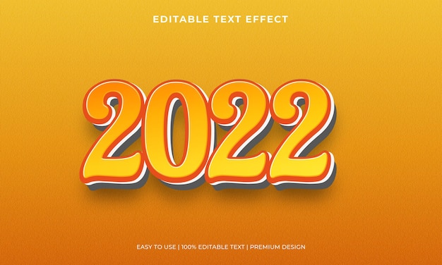 2022 effetto testo modificabile