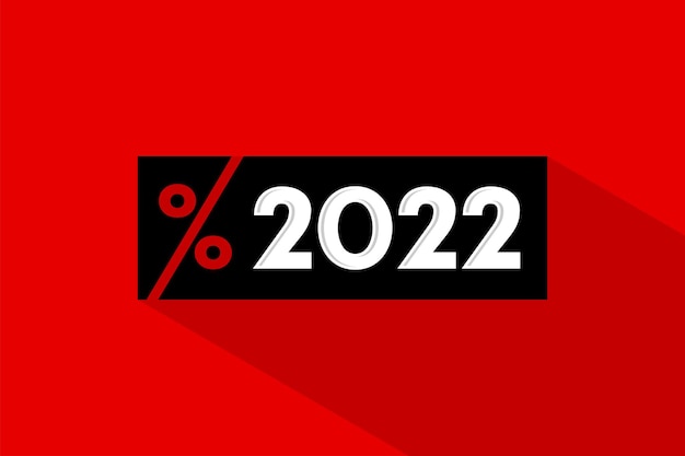 2022 Happy New Year logo design 2022 modello di progettazione del numero di testo