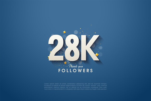 28k followers con una spolverata di glitter e bellissime stelle celebrative.