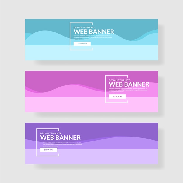 3 Imposta Banner colori pastello