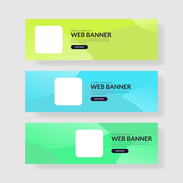 3 Imposta Banner UI con forma quadrata
