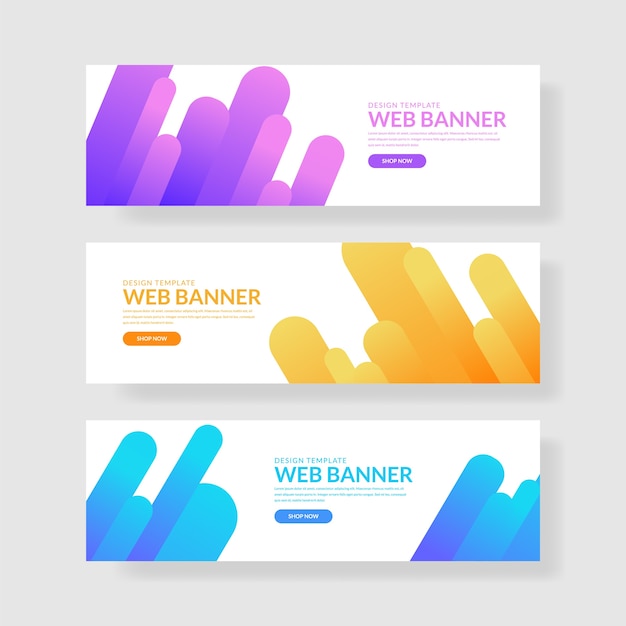 3 Imposta il banner Giometric con la composizione dei gradienti