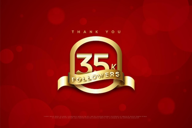 35k follower con cornice ovale.