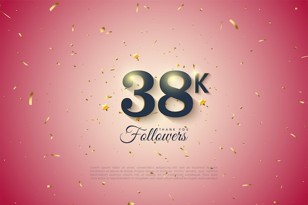 38k follower con numeri classici 2d.