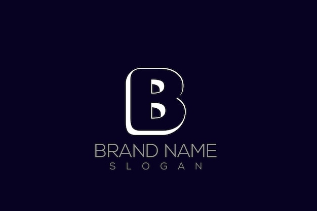 3D B Logo Vector - Premium 3D B Letter Logo Design
