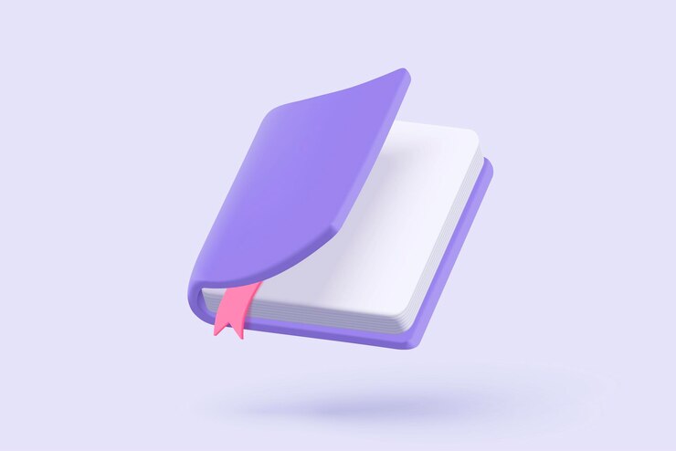Vettore 3d libri strumento semplicità icona segni per leggere letteratura e scrivere documenti insegnamento per imparare laurea istruzione accademico di ritorno a scuola 3d libri di testo articoli di cancelleria icona vettoriale render illustrazione