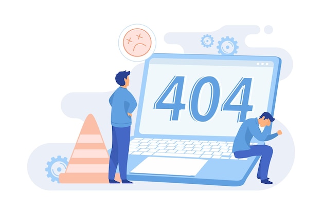 404 errore pagina download browser non trovata richiesta server non disponibile problema di comunicazione sito web