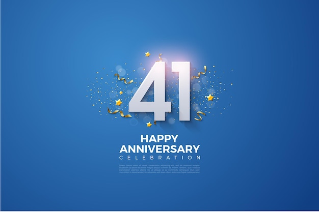 41° anniversario, modello di celebrazione