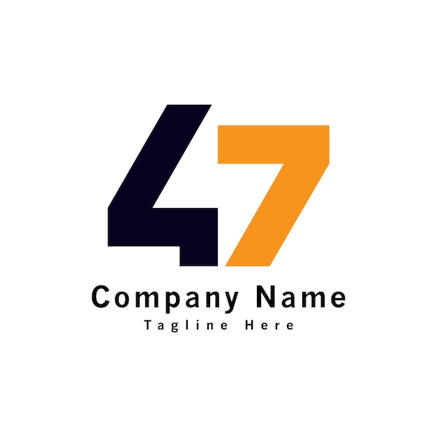 47 design creativo del logo