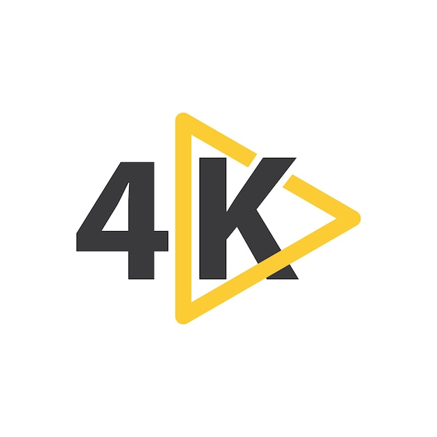 4K Ultra HD vettoriale