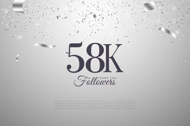 58k follower con numeri piatti.