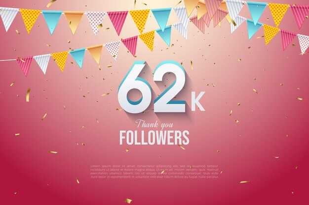 62k follower con una bellissima decorazione per tende di carta.