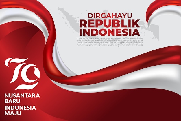 79° anniversario della Repubblica dell'Indonesia Giorno dell'Indipendenza