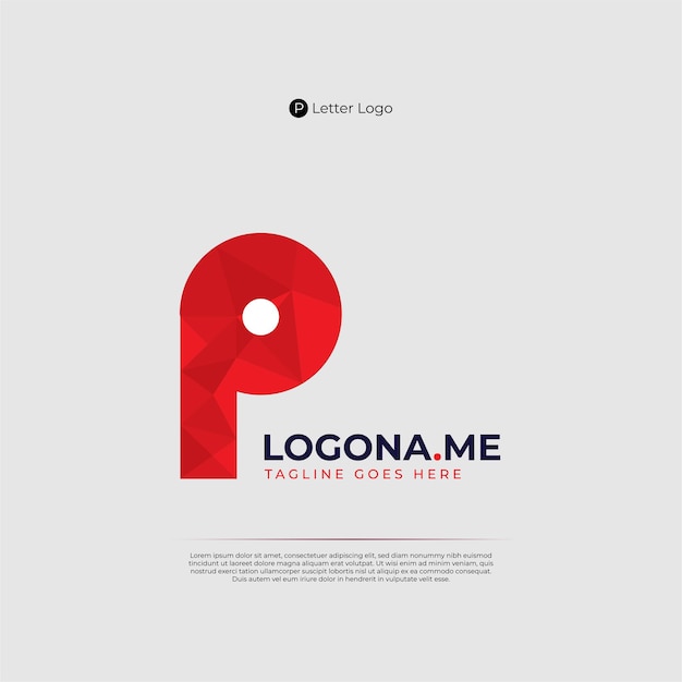9 Progettazione del logo della lettera P