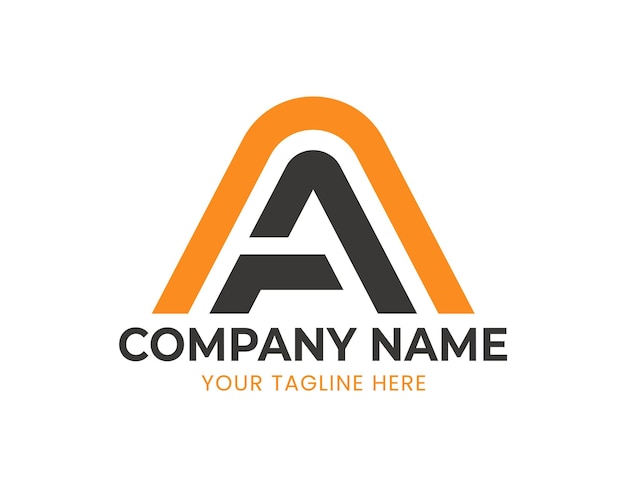 AA Logo Design Tipografia vettoriale e Creative Letter Logo Concept