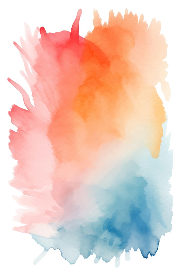 Vettore abstract acquerel splashes vector illustration inchiostro forme e cartolina d'arte moderna
