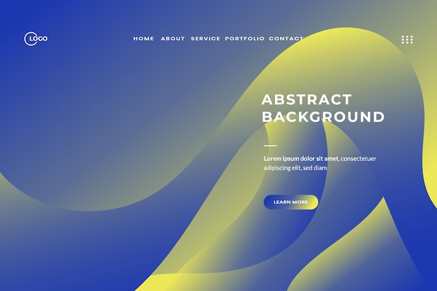 Abstract Background Dynamic Wave Colorful è usato per la creatività e la vibrazione dell'UX dell'interfaccia utente del sito web