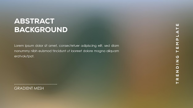 Abstract Background Gradient Mesh Progettazione del modello di tendenza