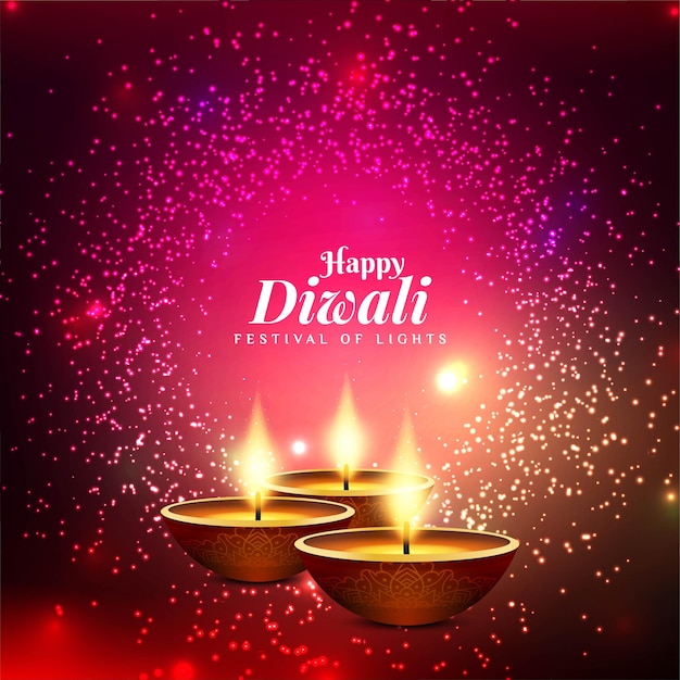 Abstract Buon Diwali bellissimo sfondo decorativo