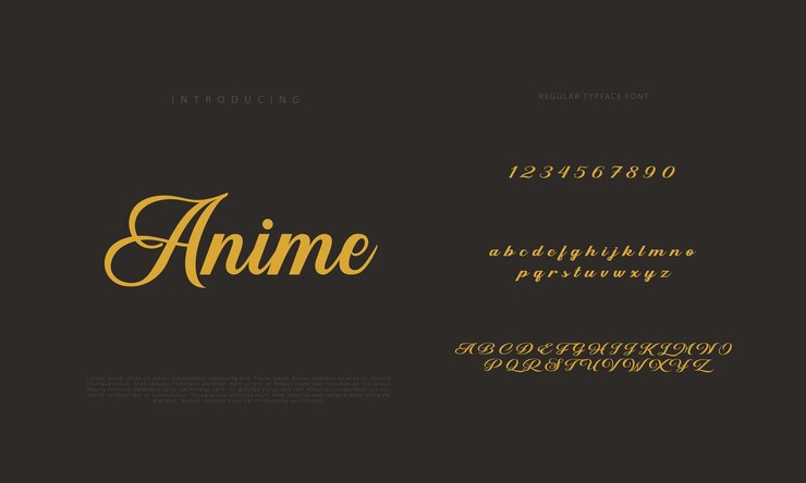 Abstract Calligraphy font alphabet Minimal modern urban fonts for logo brand etc Typography typef