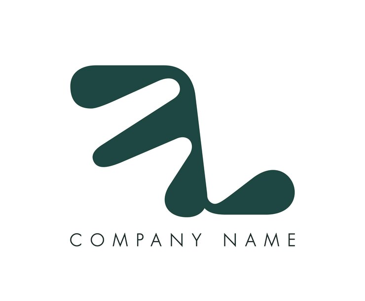 Vettore abstract creativo lettera iniziale design del logo fl
