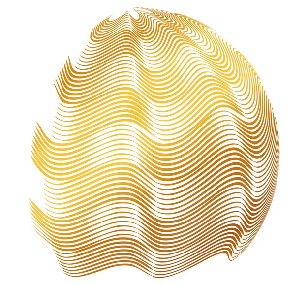 Abstract digital sphere with gradient lines Futuristic globe design symbolizing big data neural networks blockchain technology innovation and global connection for hitech projects and present
