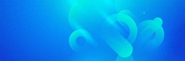 Abstract geometric blue wide background banner layout design Banner di presentazione aziendale con forma geometrica blu Banner lungo vettoriale astratto Banner di sfondo minimo con spazio di copia per il testo