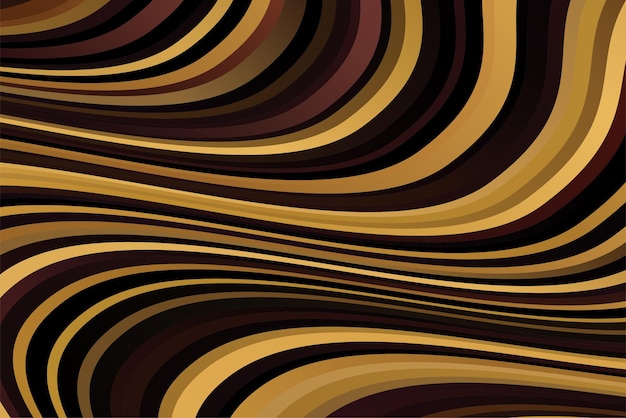 Abstract Geometric Wavy Line Sfondio