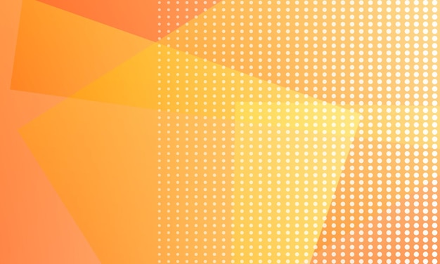 Abstract giallo arancione geometrico gradiente vettoriale illustrazione background design per webbanner